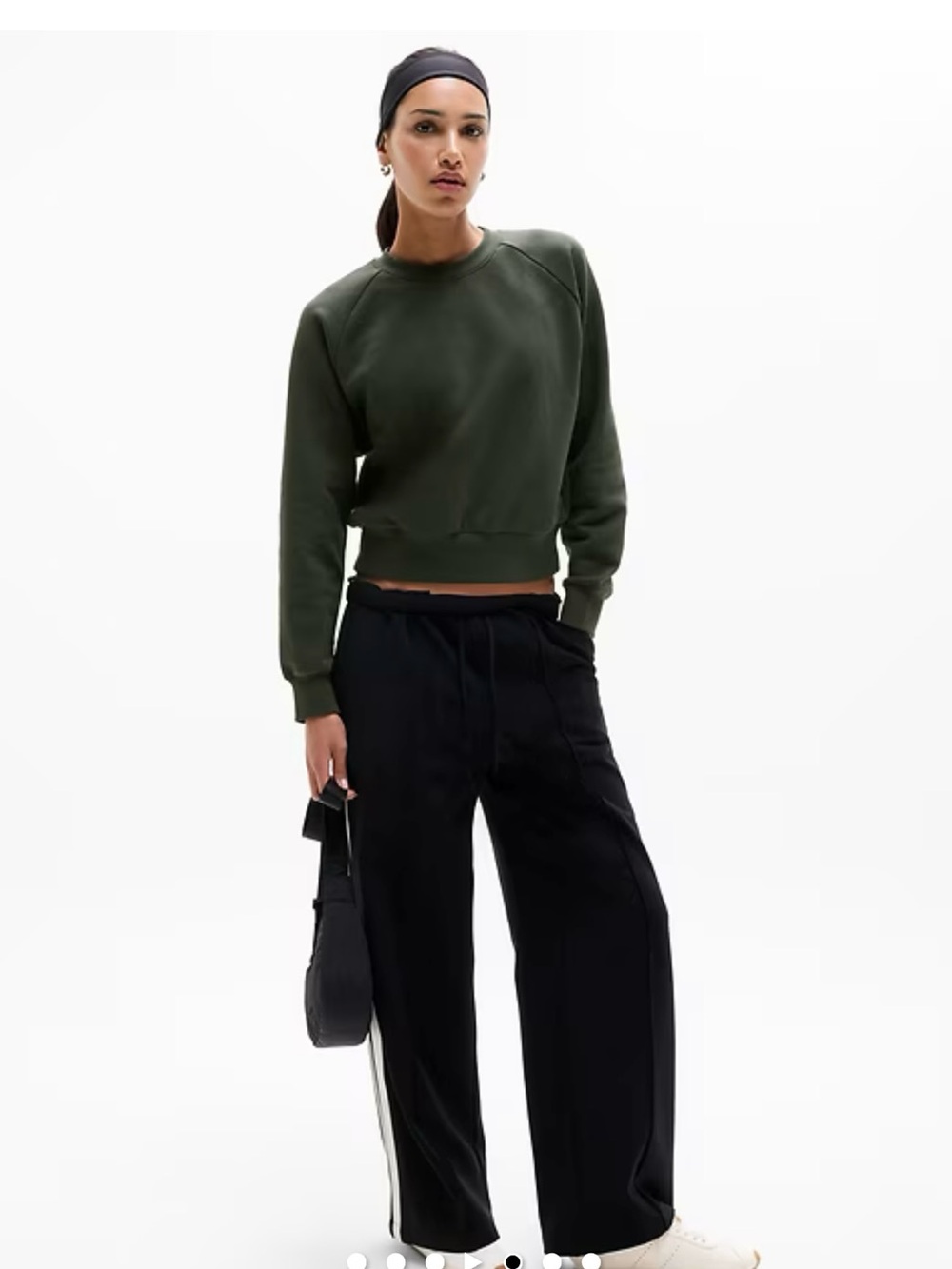 Athleta Sage Green Pullover Sweatshirt